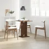 vidaXL Stolik bistro brązowy dąb 60x60x75 cm materiał Podgląd zdjęcia produktu 3