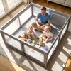 Malplay Laufstall Baby Laufgitter mit Netzwänden 150 x Produktbild-Vorschau 5