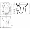 Randloses WC 7 cm Extra Höhe Soft-Close Keramik Weiß Produktbild-Vorschau 11