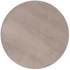 Velours Teppich Joy Taupe Rund, Größe:133 cm Rund Produktbild-Vorschau 5