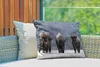 MuchoWow® Outdoor Kissen - Tiere - Schnee - Amerika - 60x40 Produktbild-Vorschau 3
