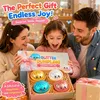 Glitter Dumpling Squishy, 4 Stück Dumpling Squishies, Produktbild-Vorschau 3