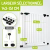 BOMI® Barrière de sécurité bébé sans perçage 63–251 cm – À Voir les images du produit 2