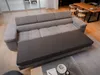 Sofa MOSINE Creme Kordstoff mit Schlaffunktion, Produktbild-Vorschau 3