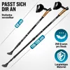 SPORTANA® Wanderstöcke Teleskop Aufsätze Gummipuffer Nordic Produktbild-Vorschau 4