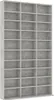 vidaXL Skříňka na CD Betonová šedá 102x16x177,5 cm Dřevěný Náhled obrázku produktu 1