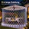 2X2m 144 LED Lichterkette Netz Lichternetz Weiß 8Modi Produktbild-Vorschau 2