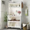 COSTWAY Scaffale da cucina a 5 livelli con illuminazione, Anteprima dell’immagine prodotto 3