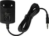 A black AC/DC adapter with a coiled black cable and a 3.5mm jack connector. Produktbild-Vorschau