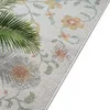 Teppich Outdoor Wohnzimmerteppich creme mit buntem Produktbild-Vorschau 3