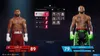 A video game screen showing two boxers in a fighter select menu. Produktbild-Vorschau