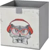 Textil-Aufbewahrungsbox Eulenmuster 31x31x31 Produktbild-Vorschau 1