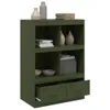 Highboard Olivgrün 67x39x95 cm Stahl Produktbild-Vorschau 5