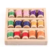 Miniatur Nähmaschine Deko | Miniatur Garnrollen (1 Set) Produktbild-Vorschau 1