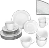 Venedig 18tlg Kaffeeservice Porzellan Weiß Tasse Untertasse Produktbild-Vorschau 2