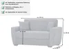 Schlafsofa Schlafcouch grau 170 cm mit Bettkasten - ACUN - Produktbild-Vorschau 3