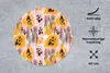 MuchoWow® Mauspad Mousepad Rosa - Orange - Formen - Muster Produktbild-Vorschau 2