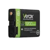 A black and green rechargeable battery with text and logos. Anteprima dell’immagine prodotto