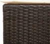 vidaXL 5-tlg. Gartenbar-Set mit Kissen Braun Poly Rattan Produktbild-Vorschau 6