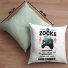 Trendation - Lustige Gamer Deko-Kissen mit Füllung 40x40 Produktbild-Vorschau 4