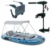 INTEX Schlauchboot Set Excursion 4 mit Motor Paddeln Pumpe Produktbild-Vorschau 1