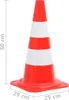 vidaXL Reflexní dopravní kužely 20 ks. Červenobílé 50 cm Náhled obrázku produktu 5