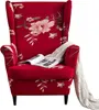 Stretch Wing Chair Sofa Slipcover Printed Elastan Sofa Náhled obrázku produktu 1