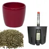 Set 4 teilig für Erdpflanzen Keramik Blumentopf Venus Produktbild-Vorschau 1