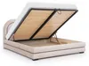 Exklusive Beige Schlafzimmer Garnitur Doppelbett Polster Produktbild-Vorschau 5