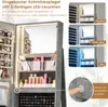 COSTWAY Armoire à bijoux, armoire à glace pivotante à 360° Voir les images du produit 6