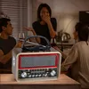 Retro FM solárne Bluetooth prenosné kuchynské rádio na Náhľad obrázku produktu 10
