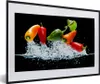 MuchoWow® MuchoWow® Gerahmtes Poster Paprika - Schwarz - Produktbild-Vorschau 1