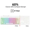 HXSJ V900 60% mechanická klávesnice, drátová herní, barevná Náhled obrázku produktu 2