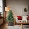 vidaXL Obroża choinkowa czarna 60 x 60 x 28 cm hiacynt Podgląd zdjęcia produktu 3