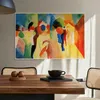 Italienischer Leinwand Leinwandbild - With a Yellow Jacket Produktbild-Vorschau 5