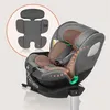 A child car seat with an insert shown in a circular inset. Produktbild-Vorschau