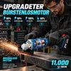 Accu Haakse Slijper 125 mm, 21V Brushless, 11.000 tpm, Productafbeelding-voorbeeld 2