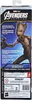 The back of a toy packaging for a Groot figure from Avengers Endgame. Produktbild-Vorschau