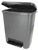Odpadkový koš Copmpatta, 25 l, šedý Náhled obrázku produktu 2