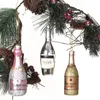 Weihnachtsanhänger 3 Stück Glas Sektflasche Produktbild-Vorschau 2