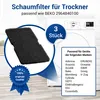 Sockelfilter 3x passend wie Beko 2964840100 Schaumfilter Produktbild-Vorschau 2