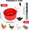 Sada 16 automatických napáječek pro kuřata s vrtákem, Náhled obrázku produktu 2