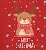 Merry Christmas Rentier Schnee - Weihnachten Produktbild-Vorschau 3