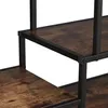 Regał Relaxdays w stylu industrialnym, 5 półek, imitacja Podgląd zdjęcia produktu 6
