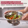 Fackelmann Abseihschüssel, Küchensieb aus Edelstahl, Produktbild-Vorschau 3