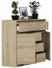 Komoda 120 cm 6 zásuvky 2 dveře skříňka FRAMIRE S-62D Náhled obrázku produktu 4