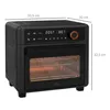 HOMCOM Minibackofen mit Umluft 13L Mini Ofen mit Backblech, Produktbild-Vorschau 3