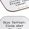 Mr. & Mrs. Panda Getränkeuntersetzer Spruch Skye Terrier Produktbild-Vorschau 5