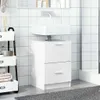 vidaXL Waschbeckenunterschrank Weiß 40x37x59 cm Produktbild-Vorschau 3