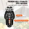 VEVOR drtič kuchyňského odpadu, drtič kuchyňského odpadu, Náhled obrázku produktu 6